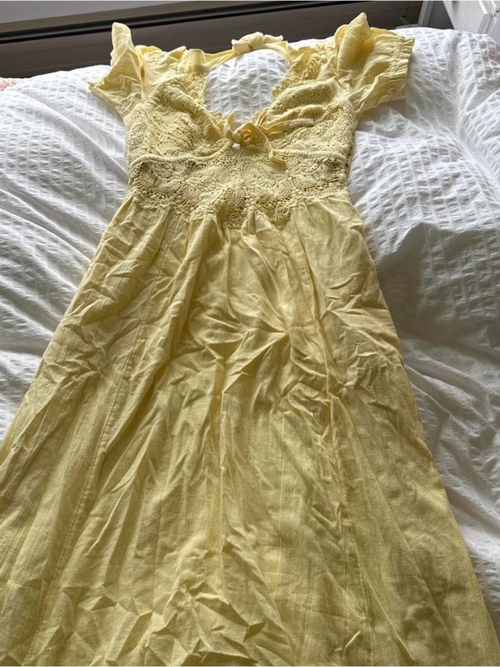 Free People All You Need Is Lace Midi Dress - Picture 3 of 5